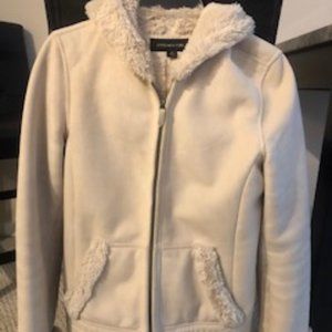 Women's Faux Fur Suede Coat